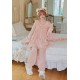 Tan Tuan Bear's House Pajama Blouse and Long Pants Set(Leftovers Stock/2 Colours/Full Payment Without Shipping)